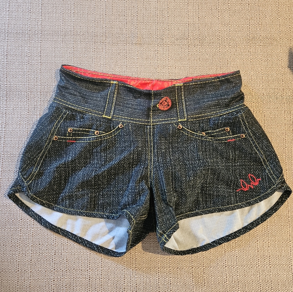 INKnBURN INB Bandit Denim CLASSIC Running Shorts sz 4